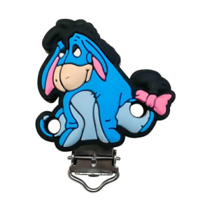 x3 Clip attache tétine bouriquet en silicone