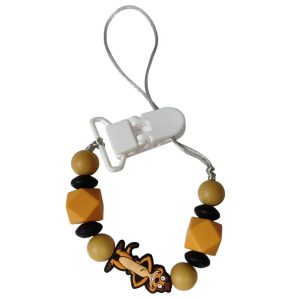 Attache tétine timon en silicone